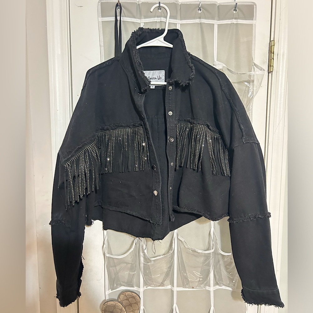 Black Jean Jacket